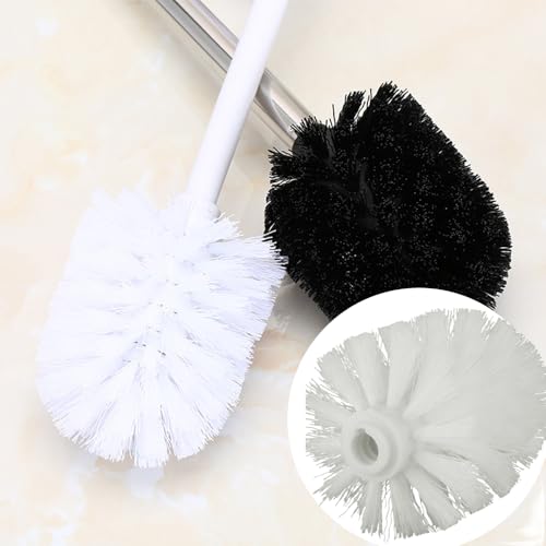 4-Pack Toilet Brush Replacement Heads - Universal Ball-Shaped