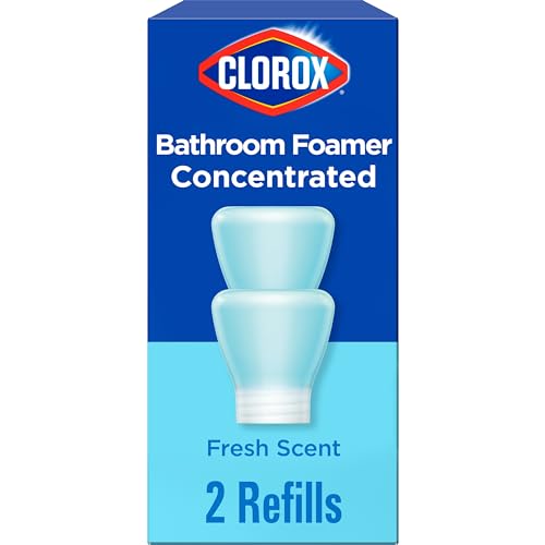 Clorox Bathroom Foamer Refill Pods - Concentrated Cleaning System - 2 Pack