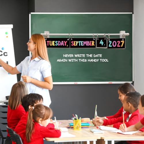 Chalkboard Brights Flip Calendar Set for Classroom Decoration