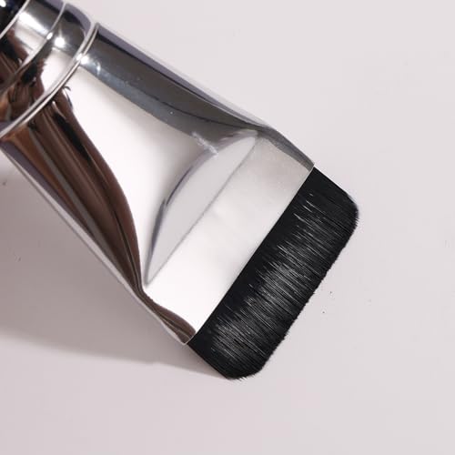 IPRESTA Angled Blush Brush Black Wooden Handle Facial Contour Tool