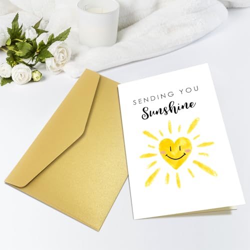 Funny Encouragement Card for Friends & Family - Sending You Sunshine