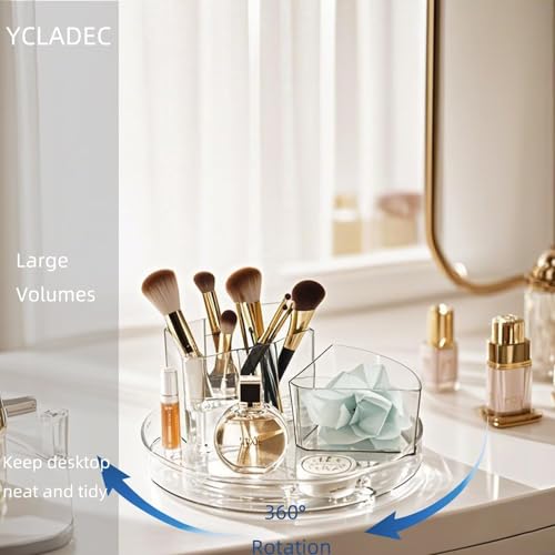 Lazy Susan Turntable - 9.25" Rotating Organizer for Kitchen & Bathroom