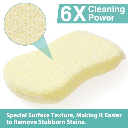Mr. Scrub Odor-Resistant Kitchen Sponges 12-Pack, Non-Scratch