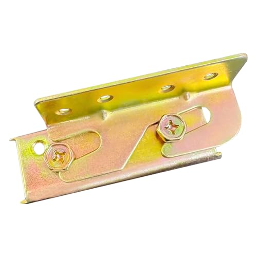 Heavy Duty Bed Rail Brackets Set of 4 - 3.6''x1.3'' Galvanized Steel