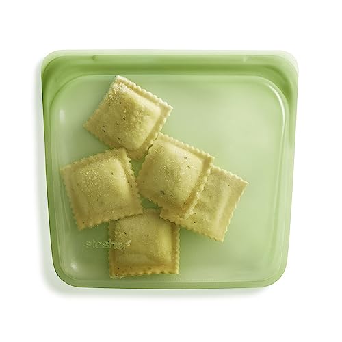 Stasher Reusable Silicone Food Storage Bag - Sandwich Size, 28 oz, Green