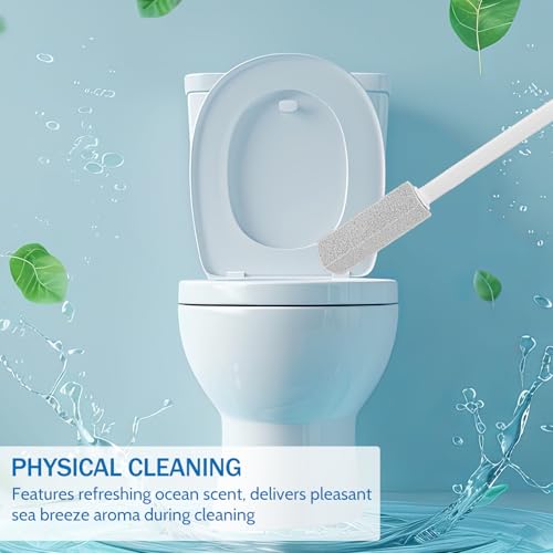 Ocean Scent Pumice Stone Toilet Bowl Cleaner with Long Handle