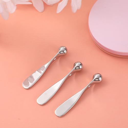 Metal Eye Cream Applicator Wand and Massage Stick 4-Pack