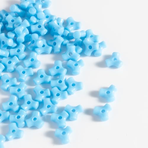 1300 Pcs 10mm Triangle Kandi Tri Beads for Crafts & Jewelry Making