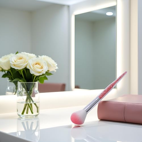 Junfamilee Soft Nail Dust Cleaning Brush for Acrylic Powder & Makeup