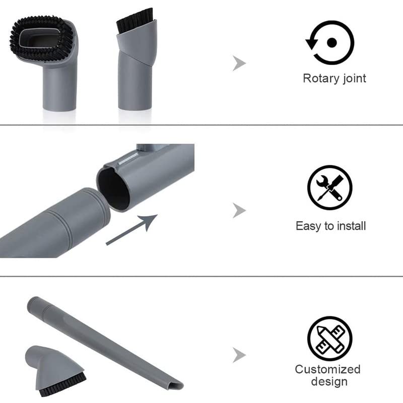 Shark Navigator Vacuum Crevice Tool & Dust Brush Accessories