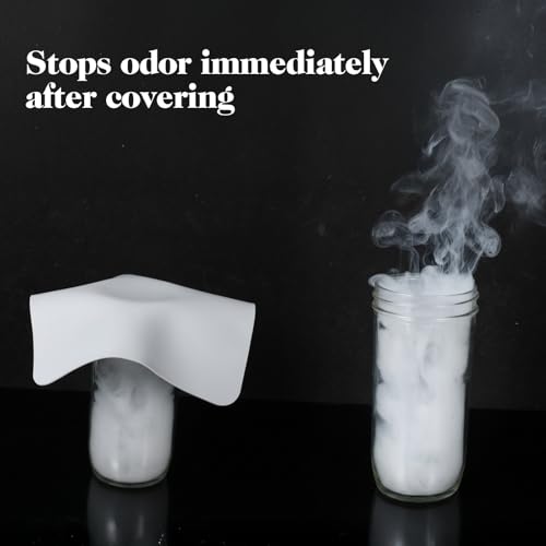 Sorcristy 8x8 Inch Floor Drain Cover - Anti-Odor PVC Sink Stopper, 2 Pack