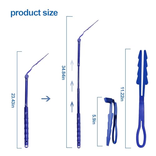 3 PCS Replacement Duster Handles for Swiffer - Extendable & Foldable