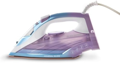 BLACK+DECKER Moonstone Iron - Ceramic Infused Soleplate & Anti-Drip Function | 50% Smoother Glide