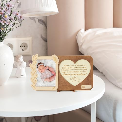 Godmother Proposal Gift Set | Wooden Picture Frame & Puzzle
