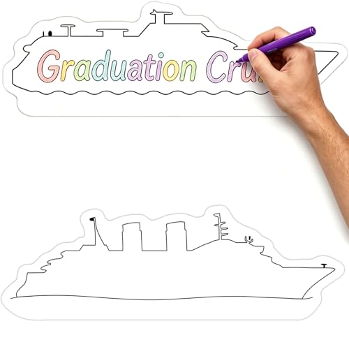 Cruise Ship Door Magnets Set - 2 Pcs Magnetic Decorations