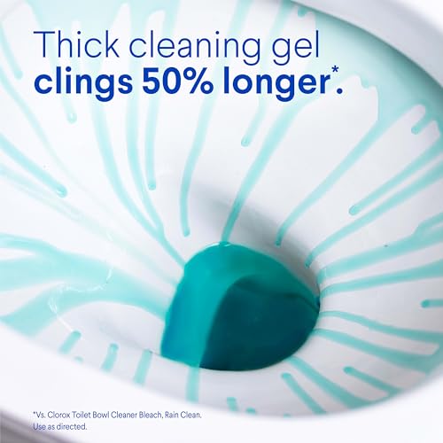 Clorox Toilet Bowl Cleaner Bleach Gel, Ocean Mist, 24 oz