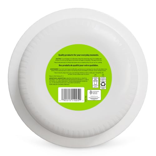 Amazon Basics 10 Oz Paper Bowls, 70 Count - Durable & Disposable