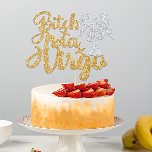 Virgo Birthday Cake Topper - Zodiac Season Party Decoration