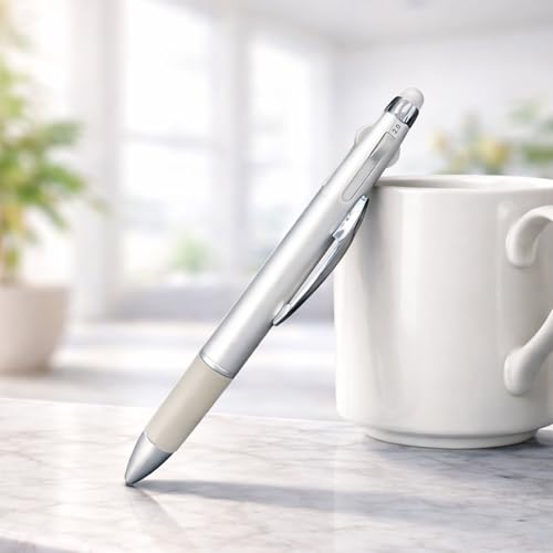 4-in-1 Nail Art Dotting Pen with Size-Marked Tips and Pressing Head