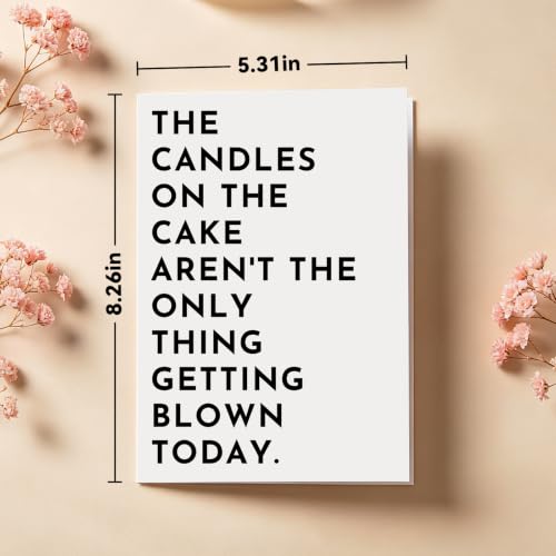 Funny Birthday Card for Him - Hilarious Gift for Boyfriend or Husband