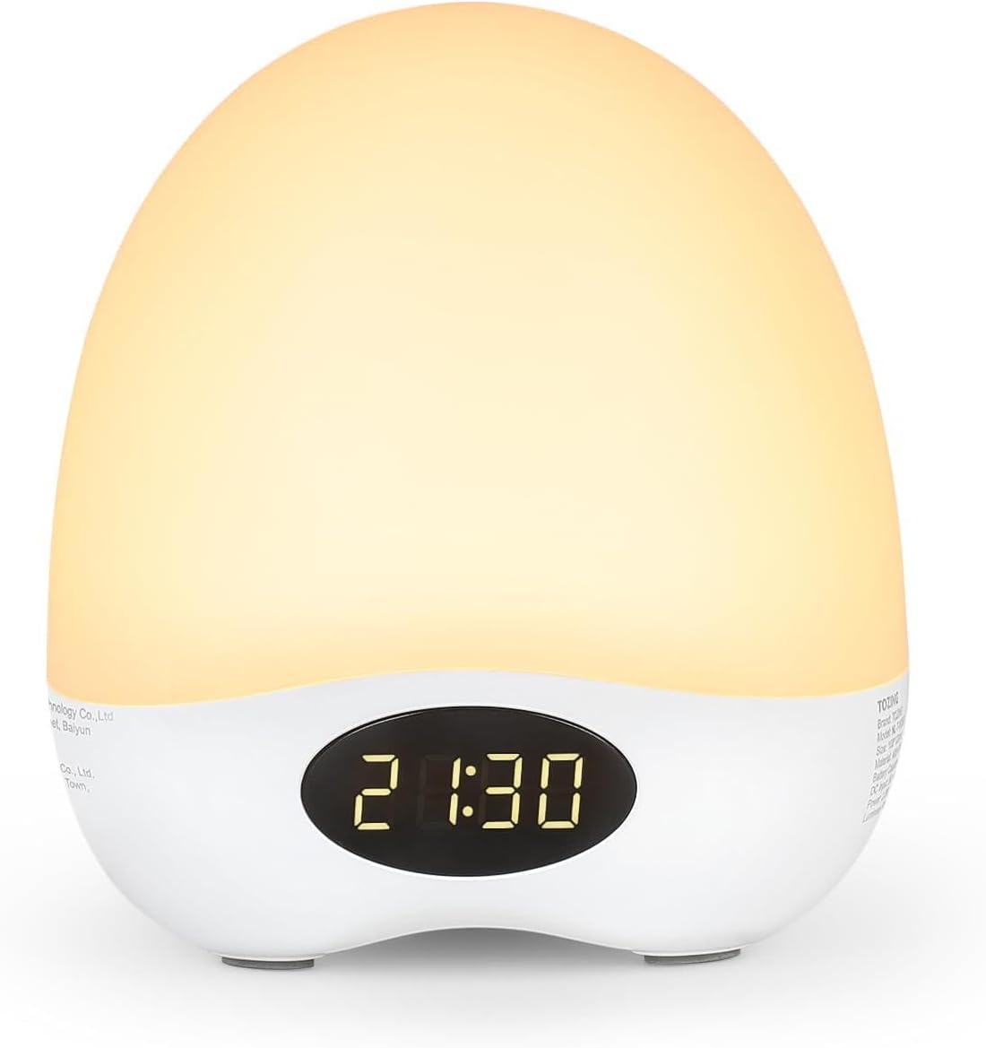 Skiennix Egg Night Light - Portable Rechargeable Baby Lamp with Touch Control & RGB Color Changing, Dimmable Design