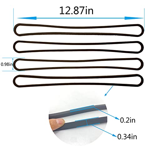 Vacuum Sealer Gasket Replacement 4-Pack for V2200-V3800 Models