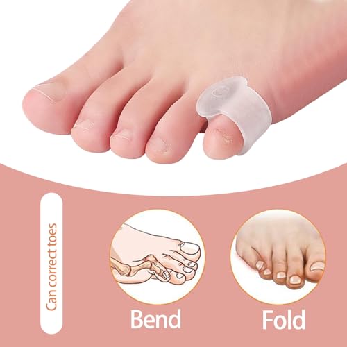 ZenithFast Gel Toe Separators for Overlapping Toes & Bunions 8PCS