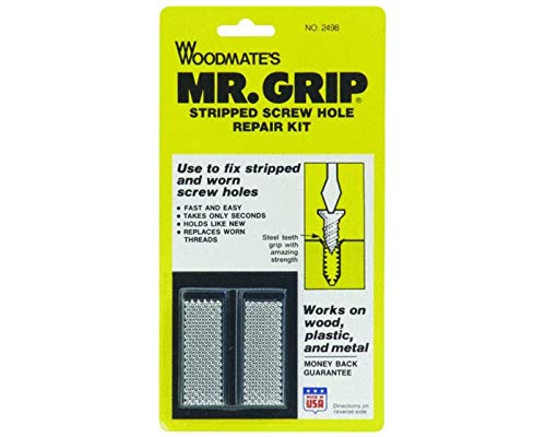 Mr. Grip Screw Hole Repair Kit by Woodmate - Easy Fix for Damaged Holes