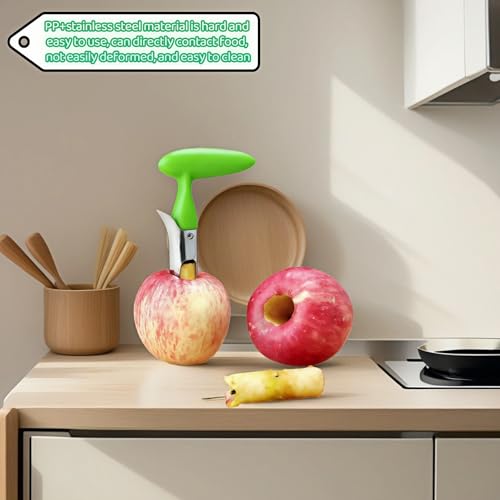 Stainless Steel Apple Corer Tool with Ergonomic Handle