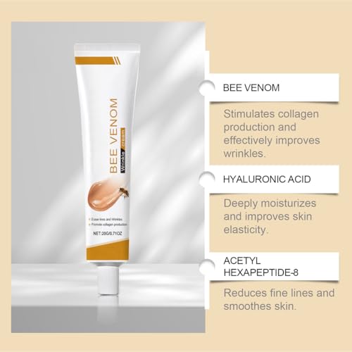 Tiejdhr Bee Venom Moisturiser Cream Anti-Aging Face & Eye Firming 20g