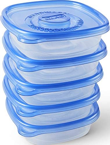 GladWare 25 Oz Food Storage Containers, Medium Square, 5 Count