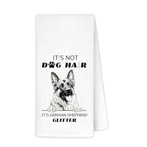 Decorative German Shepherd Hand Towels - Funny Dog Gifts, 16x24 Inch
