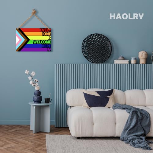 Rainbow Metal Garden Sign - LGBT Pride Decor, 8x12 Inch