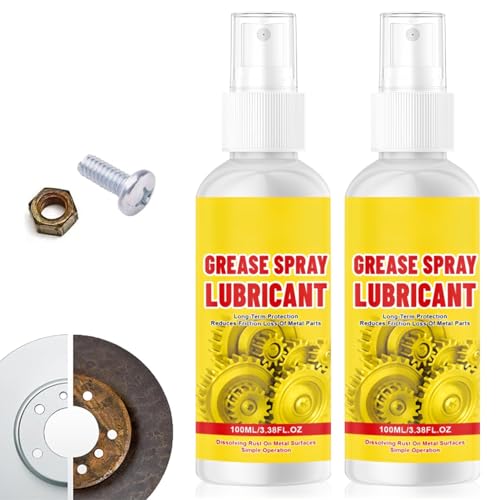 2PCS Anti-Rust Lubricant Spray & Rust Remover for Metal