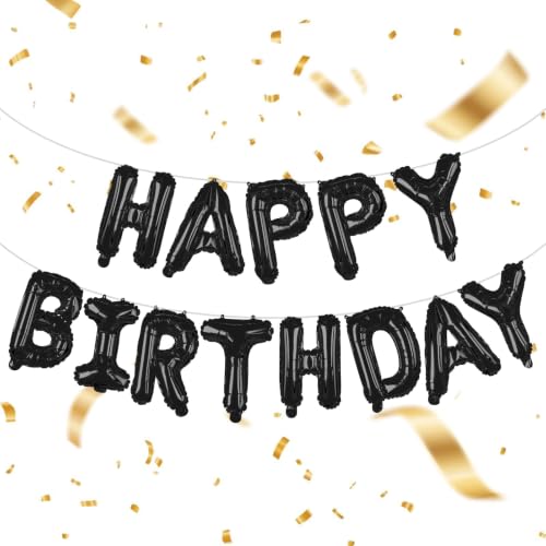 Happy Birthday Foil Balloon Banner Set - 16 Inch Letters