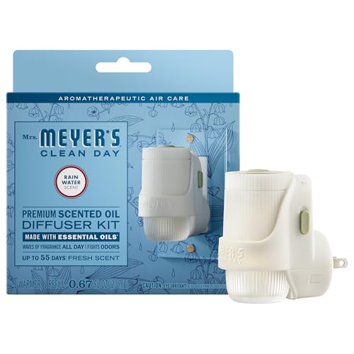 Mrs. Meyer's Clean Day Rain Water Scented Oil Diffuser Kit - 0.67 Fl Oz