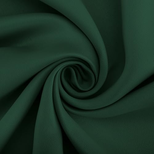 Sun Zero Easton Blackout Grommet Curtain Panel, Evergreen, 40" W x 63" L