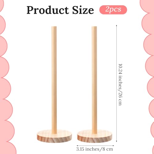 2-Pack Scrunchie Holder Stand - Hair Tie Organizer for 20 Ties
