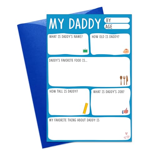 DIY Funny Father's Day Card for Dad - 4x6 Personalizable Gift