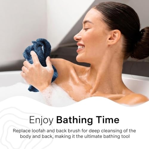 Yiclick Exfoliating Washcloth Set - 3pcs Body Scrubber Towels