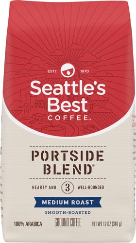 Seattle’s Best Coffee Medium Roast Ground Coffee Portside 12 oz Pack of 2