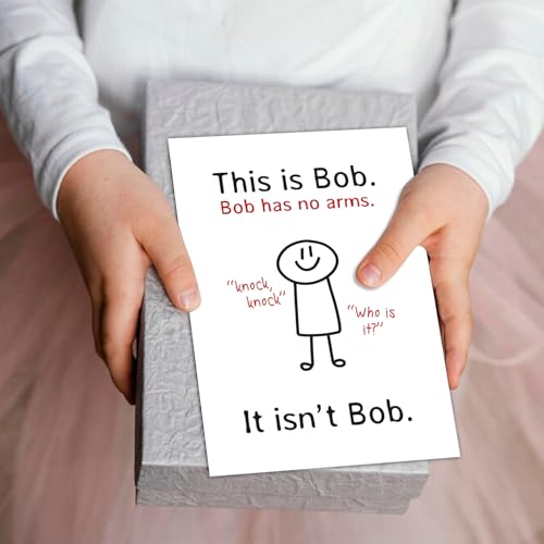 Hilarious Bob Joke Birthday Card for Men and Women