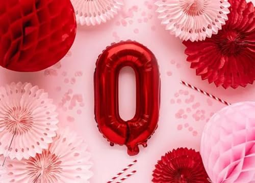 Christmas Baby Shower Balloon Banner with Santa Baby Foil Letters - Red