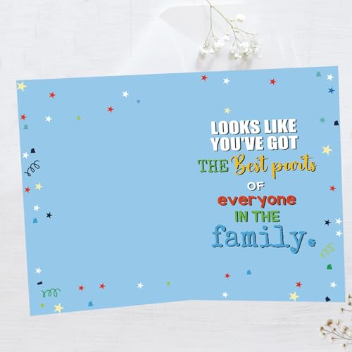 Grandson Birthday Card from Grandparents - Colorful Design