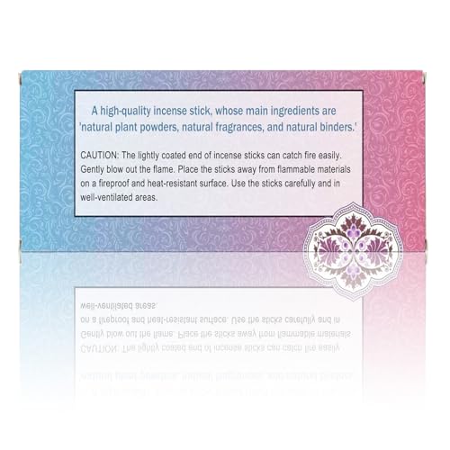 8 Scents Incense Sticks Mix - 100% Handmade Natural Aromatherapy
