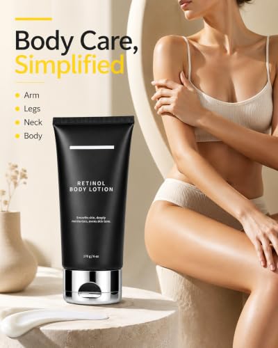 Retinol Body Lotion Firming Moisturizer for Anti-Aging Skin Care 6 oz