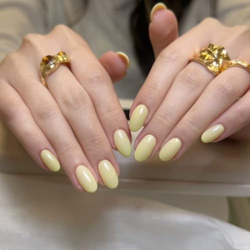 Lifemajic Translucent Light Yellow Gel Nail Polish 15ml Soak Off