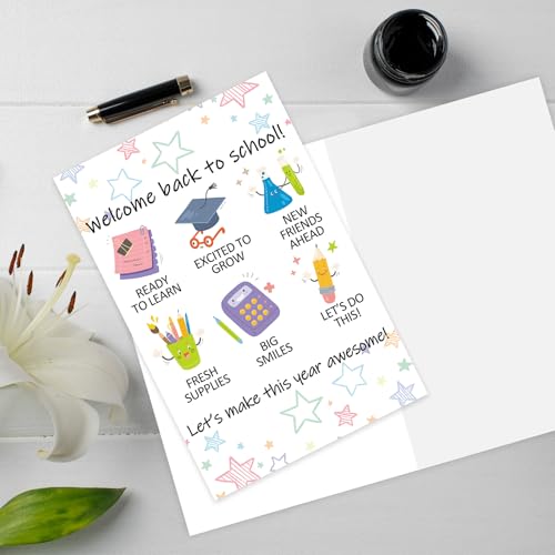 First Day of School Greeting Card - Back to School Gift (Model 087)