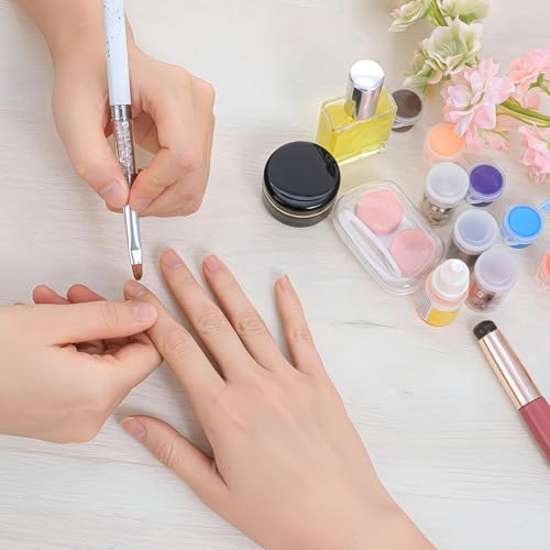 Dual Ended Builder Gel Nail Brush and Art Design Tool by Shimmeroo