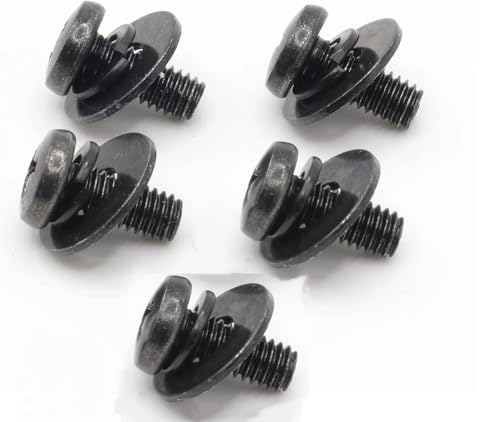 M4x12mm Wall Mount Screws for VESA 75x75 & 100x100 Brackets - 5 Pack